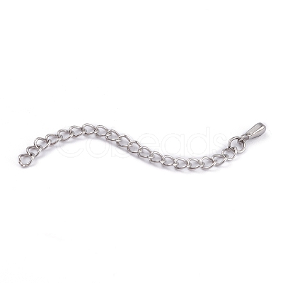 Tarnish Resistant Stainless Steel Chain Extender STAS-D037-1