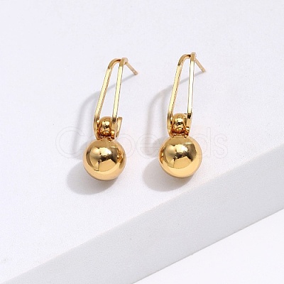 304 Stainless Steel Dangle Stud Earrings JK7797-1