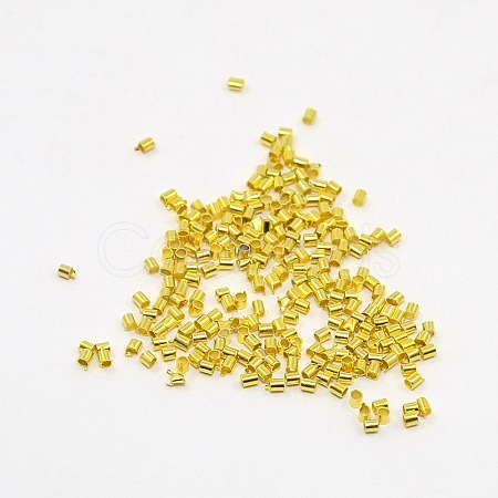 Brass Crimp Beads KK-R077-2mm-G-1