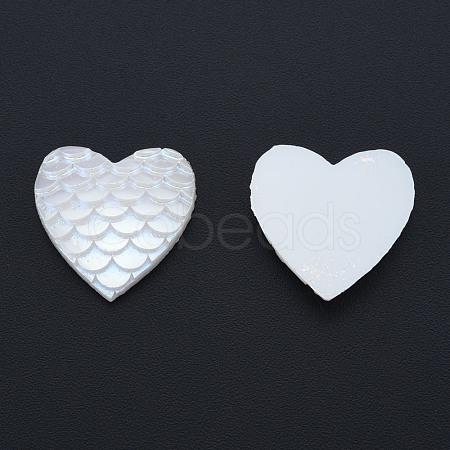 ABS Plastic Imitation Pearl Cabochons KY-N015-38-1