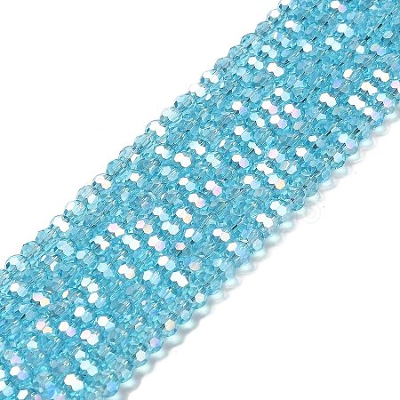 Transparent Glass Beads EGLA-A035-T4mm-B08-1