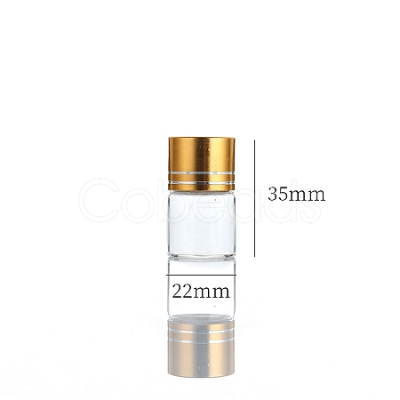 Clear Glass Bottles Bead Containers CON-WH0085-77B-02-1