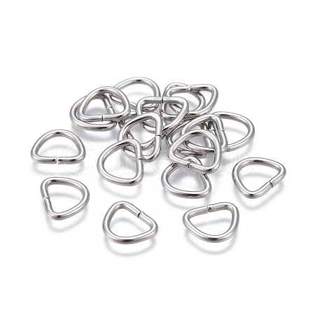 304 Stainless Steel D Rings X-STAS-P236-01P-B-1