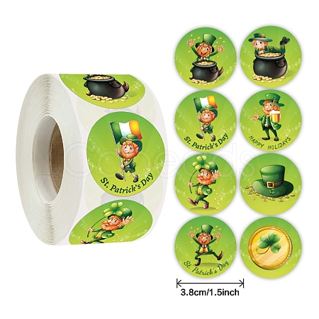 Saint Patrick's Day Theme PET Waterproof Self Adhesive Stickers PW-WG78646-01-1