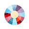 Preciosa&reg MAXIMA Crystal No Hotfix Flatback Stones, Czech Crystal, Dura Foiling, Round(438 11 615 Chaton Rose), 90075 200 Red Velvet AB, SS10(2.7~2.9mm)