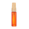 Empty Portable Frosted Glass Spray Bottles, Fine Mist Atomizer, with Wooden Dust Cap, Refillable Bottle, Dark Orange, 9.6x2cm, Capacity: 10ml(0.34fl. oz)