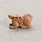 Wood Chinese Zodiac Figurines, for Home Desktop Decoration, Mouse, 18x10mm