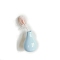 Mini Ceramic Glass Vase Refrigerator Fridge Magnets, for Home and Office Refrigerator Decoration, Light Blue, 31x21mm