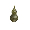 Natural Olive Jade Resin Ornaments for office Home Decorations, Small Gourd, 50mm