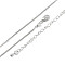 Brass Necklace Makings, Box Chains, Platinum, 19.02 inch(48.3cm)