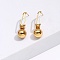 304 Stainless Steel Dangle Stud Earrings, Round Ball, Golden, 30x10mm