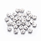 Tarnish Resistant 201 Stainless Steel Charms, Flower, Stainless Steel Color, 7x7x1mm, Hole: 1.2mm