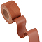 2M PVC Imitation Leather Ribbons, for Clothes, Bag Making, Sienna, 37.5mm, about 2.19 Yards(2m)/Roll