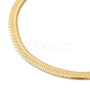 Ion Plating(IP) 304 Stainless Steel Herringbone Chain Bracelet for Men Women BJEW-Q998-01G-2