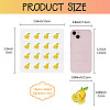 8 Sheets Plastic Waterproof Self-Adhesive Picture Stickers DIY-WH0428-007-2