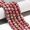 Natural Rhodonite Beads Strands G-H028-A07-01-2