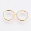 Brass Linking Rings KK-F744-09KCG-10mm-2