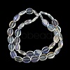 AB Color Plated Electroplate Transparent Glass Beads Strands EGLA-G037-05A-AB01-3