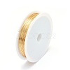 Eco-Friendly Round Copper Jewelry Wire CWIR-P001-01-0.5mm-2