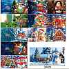 Christmas DIY Diamond Painting Greeting Card Kits PW-WGAFD54-01-5