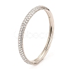 Brass Micro Pave Cubic Zirconia Bangles BJEW-F416-02P-4