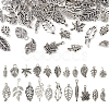 88Pcs 22 Style Autumn Theme Tibetan Style Alloy Pendants TIBEP-TA0001-33-9