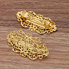 Brass Hair Barrettes Accessories  OHAR-PW0001-200S-3