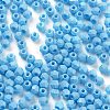Baking Paint Glass Seed Beads SEED-A032-02G-3