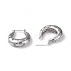 Rack Plating Brass Hollow Star Hoop Earrings for Women EJEW-G342-12P-3