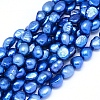 Dyed Natural Cultured Freshwater Pearl Beads Strands PEAR-L021-15D-01-1