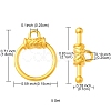 Alloy Toggle Clasps FIND-YW0002-21-3