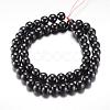 Magnetic Synthetic Hematite Bead Strands G-A165A-8mm-2