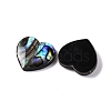 Natural Paua Shell Epoxy Resin Cabochons SSHEL-S279-01D-2