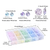 545Pcs 15 Style Transparent Acrylic Beads OACR-YW0001-47-3