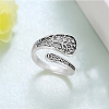 Tibetan Style Alloy Cuff Rings PW-WG7FC57-01-3