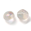 UV Plating Luminous Transparent Acrylic Beads OACR-P010-05E-2