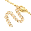 Brass Micro Pave Clear Cubic Zirconia Pendant Necklaces NJEW-M220-01B-G-3