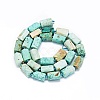 Natural Peruvian Turquoise(Jasper) Beads Strands G-O170-106-2