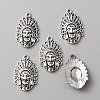 Tibetan Style Alloy Pendants FIND-CJC0018-32AS-2