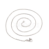 Brass Chain Necklaces MAK-L009-03P-2