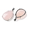 Natural Rose Quartz Pendants G-U002-01P-G-2