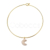 Brass with ABS Imitation Pearl Link Bracelets BJEW-Q350-05A-G-1