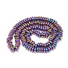 Electroplate Non-magnetic Synthetic Hematite Beads Strands G-T061-42C-2