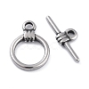 304 Stainless Steel Toggle Clasps STAS-I190-01AS-1