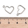 304 Stainless Steel Charms STAS-P227-23P-3