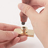 Wax Seal Brass Stamp Head AJEW-WH0215-020-4