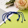 Adjustable Braided Nylon Cord Bracelet Making AJEW-JB00758-04-4