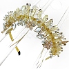 Natural Electroplated Crystal Hair Bands PW-WG7316B-14-1