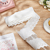 MAYJOYDIY US 7.5 Yrads Flat Cotton Embroidery Ribbon OCOR-MA0001-02-4