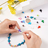 1200Pcs 24 Colors Acrylic Beads SACR-TA0001-09-4